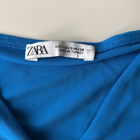 NWOT Zara Ruched Top - Picture 4 of 5